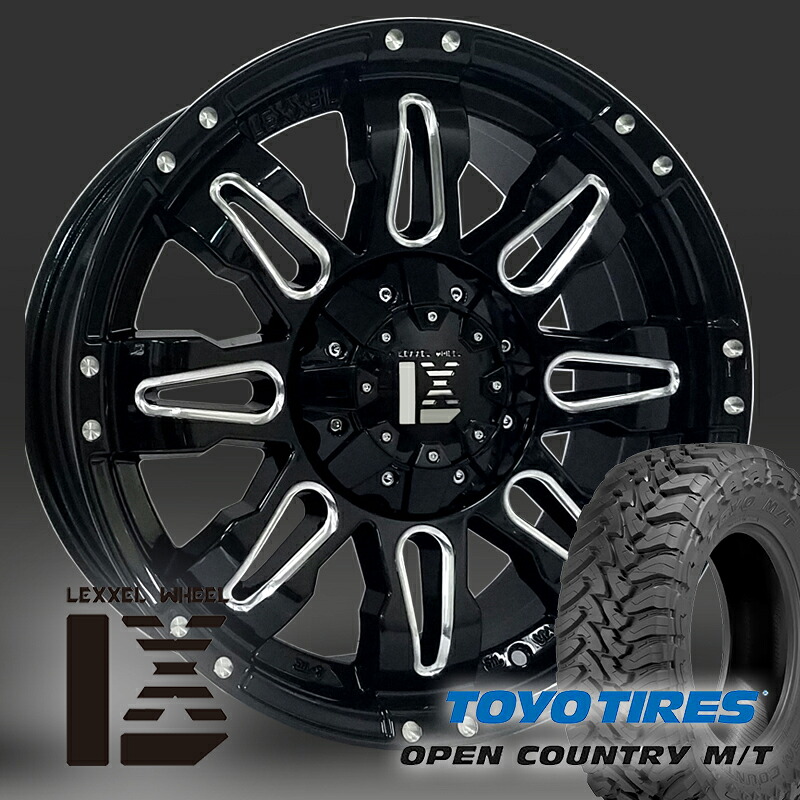 LEXXEL Balano offroad style JL JK ラングラー 17インチ トーヨー オープンカントリー M/T 35×12.50R17 37×13.50R17 マッドタイヤ|Auto Craft WAT