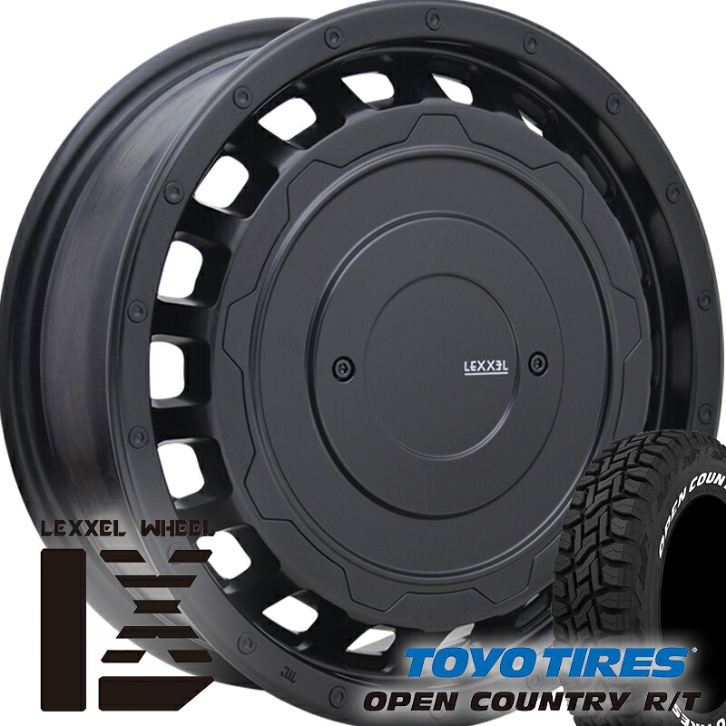 ジムニー シエラ専用 JB74 16インチ LEXXEL SwaGGer スワッガー トーヨーオープンカントリーRT 185/85R16 235/70R16 ホワイトレター｜Auto Craft WAT