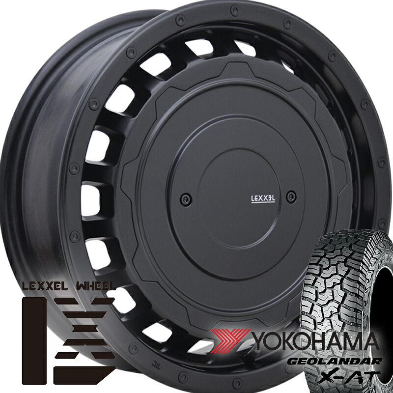 サマータイヤ JB64 JB23 JB22 JA12 JA11 ジムニー LEXXEL SwaGGer Old style 新品タイヤホイール4本セット ヨコハマ ジオランダー X-AT 195R16 ホワイトレター 101,640円