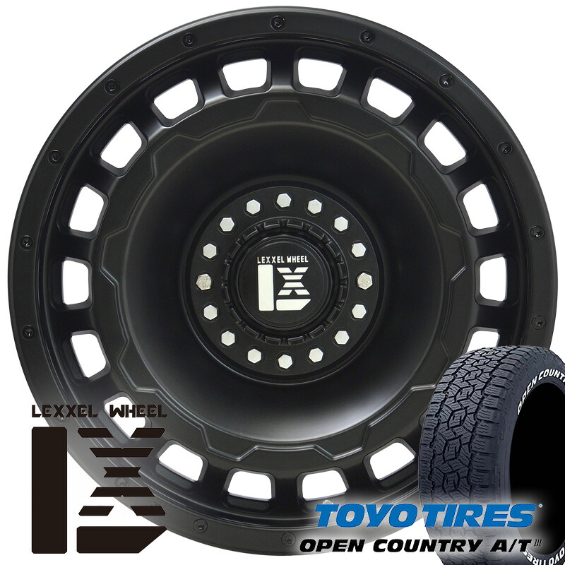 RAV4 アウトランダー エクストレイル D5 CX8 CX5 17インチ LEXXEL SwaGGer スワッガー TOYO OPENCOUNTRY AT3 225/65R17 245/65R17 ホワイトレター｜Auto Craft WAT