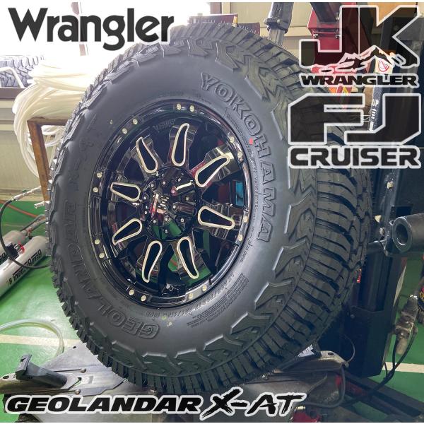 JL JK ラングラー エクスプローラー 17インチ LEXXEL Balano バレーノ ヨコハマ ジオランダー X-AT 265/70R17 265/65R17 285/70R17 295/70R17｜Auto Craft WAT 118,270円