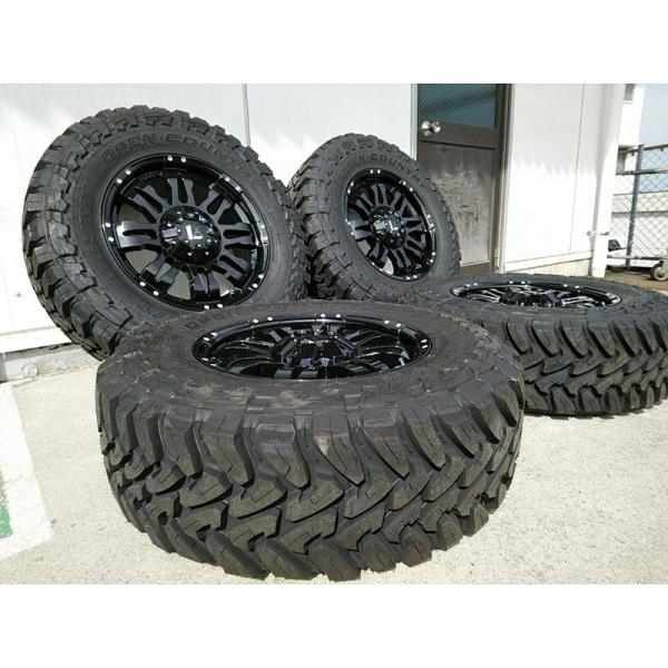 プラド ハイラックス サーフ FJ H3 タイヤホイール 17インチ Balano TOYO オープンカントリー M/T 265/70R17 新品４本セット｜Auto Craft WAT