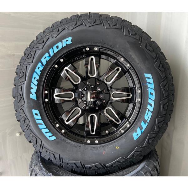 120/150 プラド ハイラックス FJ H3 17インチ タイヤホイールセット 4本セット 1台分 モンスタ マッドウォーリアー 265/70R17 or 265/65R17 LEXXEL Balano｜Auto Craft WAT