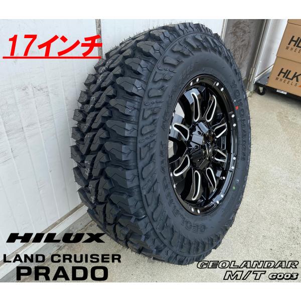 プラド ハイラックス サーフ FJクルーザー H3 17インチ LEXXEL Balano バレーノ ヨコハマ ジオランダー MT G003 265/70R17 285/70R17｜Auto Craft WAT