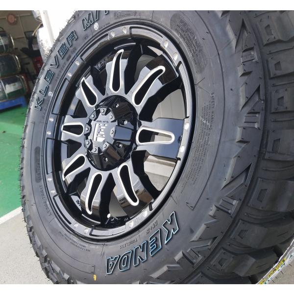 ジープ ラングラー,コマンダー, 17インチ KENDA KR29 265/70R17 マッドタイヤ アウトラインホワイトレター