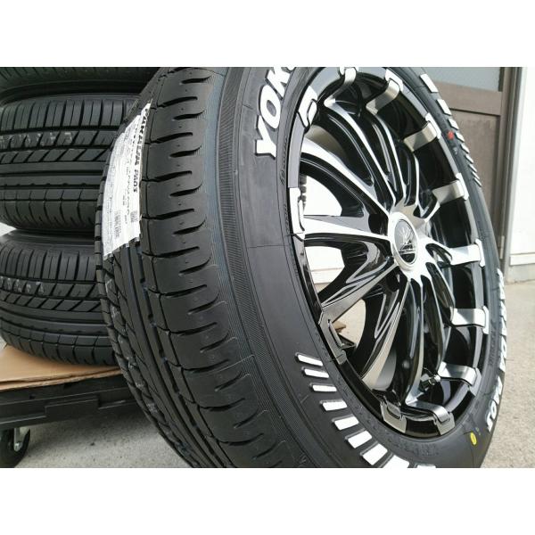200系 ハイエース レジアスエース タイヤホイールセット ヨコハマタイヤ パラダ ホワイトレター 215/60R17 17インチ BD12
