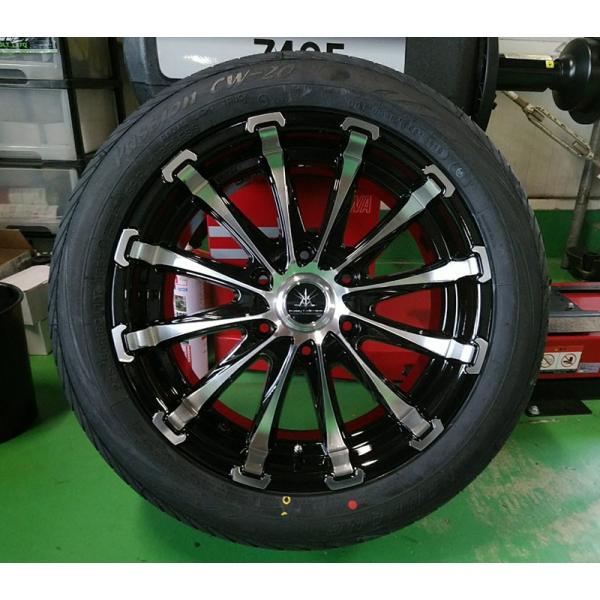 200系ハイエース 18インチ タイヤホイール 新品4本セット 車検対応 BD12 NANKANG CW20 225/50R18 107/105D