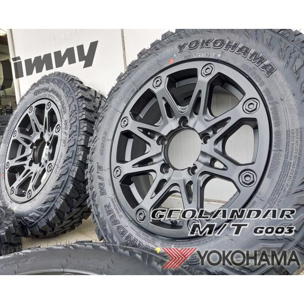 マッドタイヤ JB64 JB23 JB22 JA12 JA11 ジムニー 新品タイヤホイール4本セット ヨコハマ ジオランダー MT G003 185/85R16 175/80R16 195R16 hara｜Auto Craft WAT
