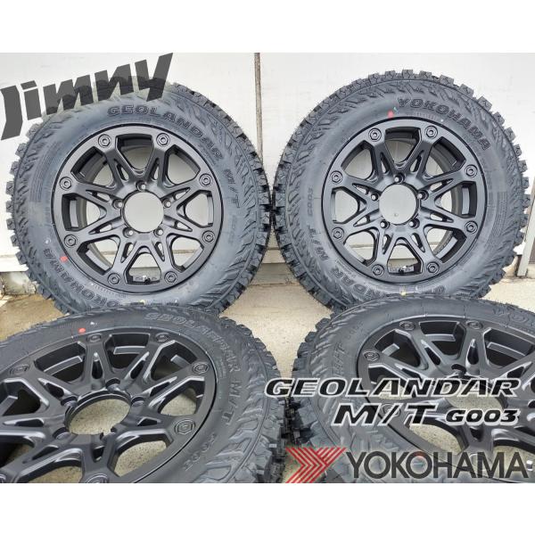 9月入荷 マッドタイヤ JB64 JB23 JB22 JA12 JA11 ジムニー 新品タイヤホイール4本セット ヨコハマ ジオランダー MT G003 185/85R16 175/80R16 195R16｜Auto Craft WAT 81,312円