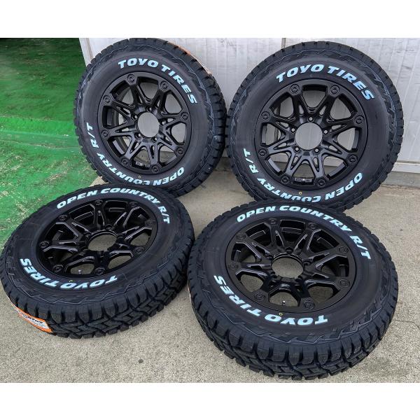 ジムニー JB23 JB64 タイヤホイールセット 5本セット（背面用付き）16インチ Bounty Collection BDX08 トーヨーオープンカントリーRT 185/85R16 ホワイトレター ノーマル車高対応サイズ hara｜Auto Craft WAT 97,405円
