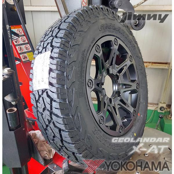 サマータイヤ JB64 JB23 JB22 JA22 JA12 JA11 ジムニー 新品タイヤホイール4本セット ヨコハマ ジオランダー X-AT 195R16｜Auto Craft WAT