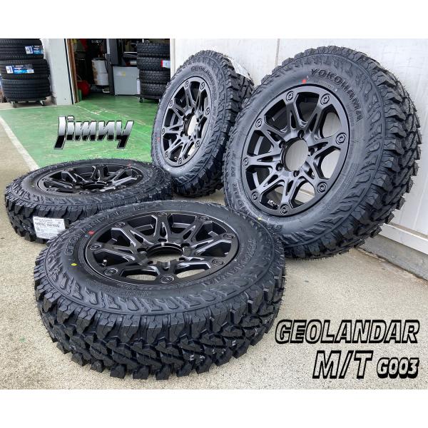 9月入荷 マッドタイヤ JB64 JB23 JB22 JA12 JA11 ジムニー 新品タイヤホイール4本セット ヨコハマ ジオランダー MT G003 185/85R16 175/80R16 195R16｜Auto Craft WAT