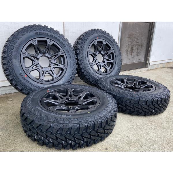 9月入荷 マッドタイヤ JB64 JB23 JB22 JA12 JA11 ジムニー 新品タイヤホイール4本セット ヨコハマ ジオランダー MT G003 185/85R16 175/80R16 195R16｜Auto Craft WAT