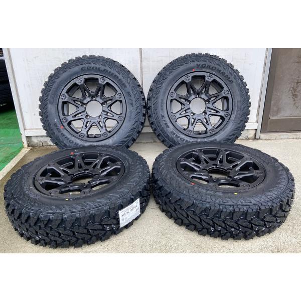 9月入荷 マッドタイヤ JB64 JB23 JB22 JA12 JA11 ジムニー 新品タイヤホイール4本セット ヨコハマ ジオランダー MT G003 185/85R16 175/80R16 195R16｜Auto Craft WAT