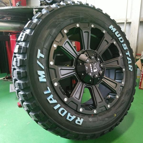ハイエース レジアスエース 200系 16インチ タイヤホイール DeathRock Mudstar Radial M/T 215/65R16 車検対応
