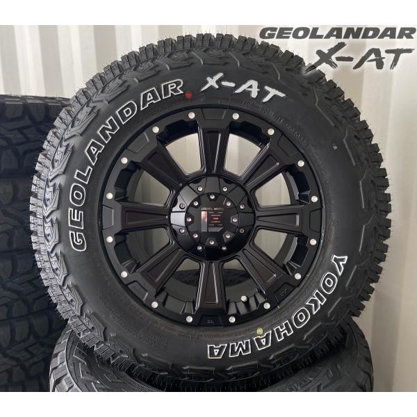 LEXXEL DeathRock デリカD5 RAV4 CX5 エクストレイル タイヤ ホイール セット 16インチ ヨコハマ ジオランダー X-AT 235/70R16