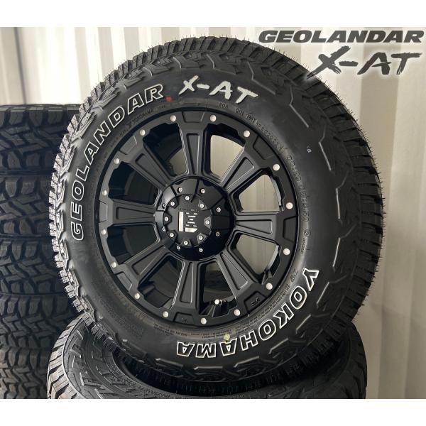 LEXXEL DeathRock デリカD5 RAV4 CX5 エクストレイル タイヤ ホイール セット 16インチ ヨコハマ ジオランダー X-AT 235/70R16
