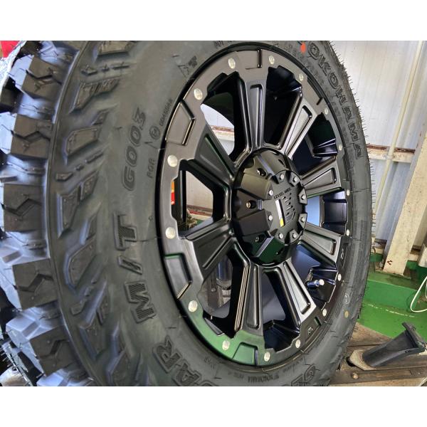 デリカD5 エクストレイル CHR ジューク CX5 RAV4 タイヤホイールセット 16インチ DeathRock デスロック YOKOHAMA ヨコハマ ジオランダー G003 225/75R16