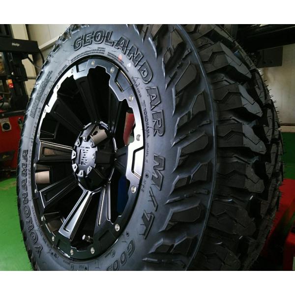 プラド ハイラックス サーフ FJクルーザー H3 17インチ LEXXEL DeathRock デスロック ヨコハマ ジオランダー MT G003 265/70R17 285/70R17 265/65R17｜Auto Craft WAT