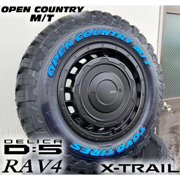 D5 デリカ エクストレイル クロスロード CX5 RAV4 16インチ LEXXEL SwaGGer Old style スワッガー トーヨー オープンカントリー MT 225/75R16 ホワイトレター