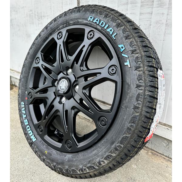 10月下旬入荷 マッドスター ラジアル AT 165/60R15 ハスラー タフト ウェイク エブリィ アトレーワゴン ハイゼット 15インチ ホワイトレター