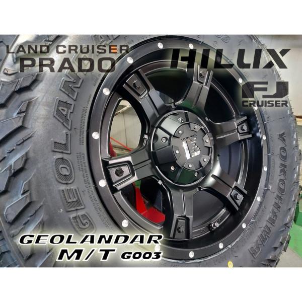 トライトン パジェロ プラド ハイラックス FJ H3 タイヤホイールセット 17インチ OutLaw YOKOHAMA ジオランダー MT 265/65R17 265/70R17 285/70R17 275/70R17 タイヤホイール｜Auto Craft WAT