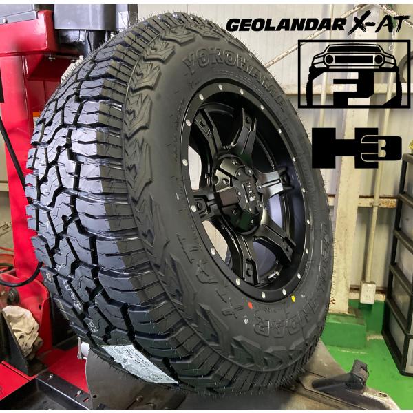 プラド ハイラックス サーフ FJクルーザー H3 17インチ LEXXEL OutLaw アウトロー ヨコハマ ジオランダー X-AT 265/70R17 265/65R17 285/70R17 295/70R17