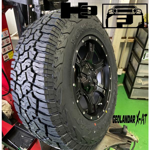 プラド ハイラックス サーフ FJクルーザー H3 17インチ LEXXEL OutLaw アウトロー ヨコハマ ジオランダー X-AT 265/70R17 265/65R17 285/70R17 295/70R17