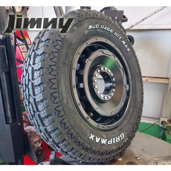 ジムニー JB23 JB64 JA11 JA12 JA22 タイヤホイール 16インチ GripMax MUD RAGE RT MAX 175/80R16 ホワイトレター 4本セット｜Auto Craft WAT