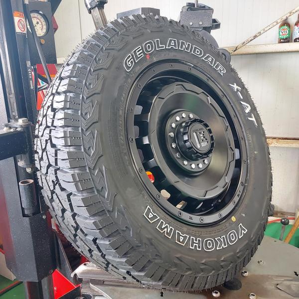 サマータイヤ 新品 タイヤホイール4本セット ヨコハマ ジオランダー X-AT 235/70R16 245/70R16 ホワイトレター