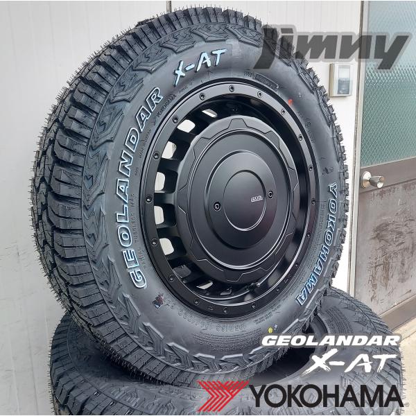 サマータイヤ JB64 JB23 JB22 JA12 JA11 ジムニー LEXXEL SwaGGer Old style 新品タイヤホイール4本セット ヨコハマ ジオランダー X-AT 195R16 ホワイトレター｜Auto Craft WAT