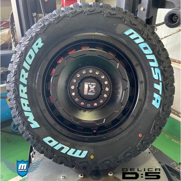 ジムニーシエラ JB74 16インチ LEXXEL SwaGGer スワッガー モンスタ マッドウォーリアー 215/70R16 ホワイトレター