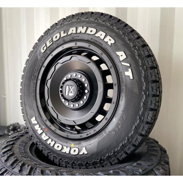 ジムニー Jimny JB23 JB22 JB64 JA11 JA12 16インチ LEXXEL SwaGGer スワッガー ヨコハマ ジオランダー G015 A/T 185/85R16 ホワイトレター