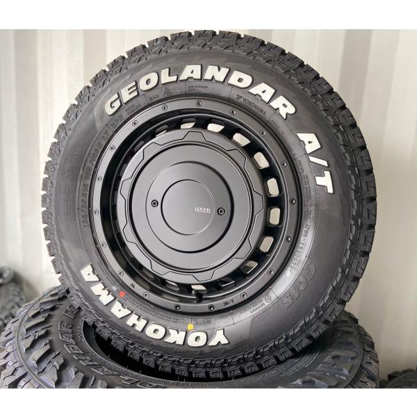 ジムニー Jimny JB23 JB22 JB64 JA11 JA12 16インチ LEXXEL SwaGGer スワッガー ヨコハマ ジオランダー G015 A/T 185/85R16 ホワイトレター｜Auto Craft WAT