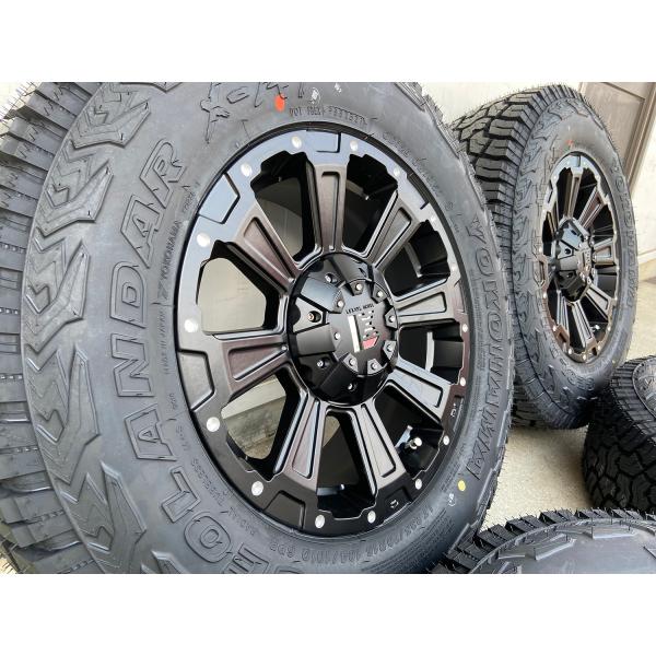 デリカD5 エクストレイル CHR ジューク CX5 RAV4 タイヤホイールセット 16インチ DeathRock デスロック YOKOHAMA ヨコハマ ジオランダー X-AT 235/70R16