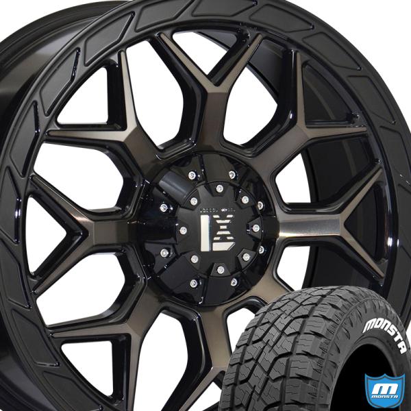 グランドチェロキー 18インチ LEXXEL InFerno MONSTA テレングリッパー 265/60R18