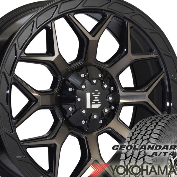 ランクル250 ランクル300 18インチ LEXXEL InFerno ヨコハマ ジオランダー AT4 G018 265/65R18 275/65R18