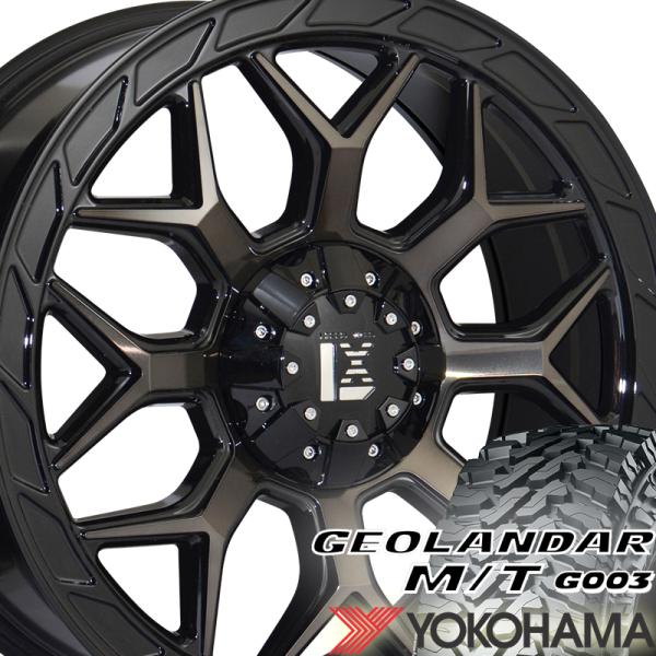 ディフェンダー 20インチ LEXXEL InFerno YOKOHAMA ジオランダー MT 275/55R20 285/55R20