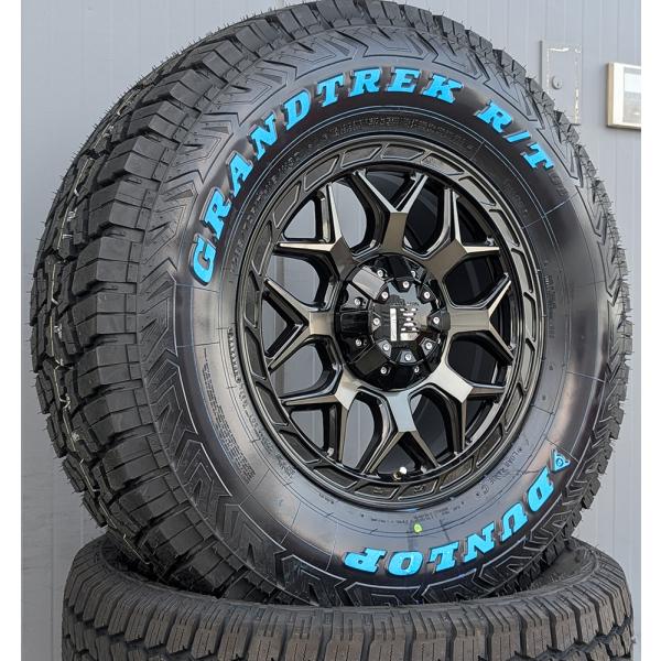 プラド ハイラックス パジェロ トライトン 17インチ LEXXEL InFerno ダンロップ グラントレック RT01 265/70R17 265/65R17｜Auto Craft WAT