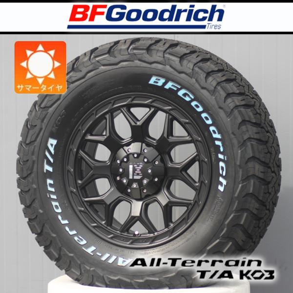 【車種】JL JK ラングラー｜BF Goodrich KO3 265/70R17 285/70R17 275/70R17 ホワイトレター 17インチ 新品 4本セット LEXXEL InFerno