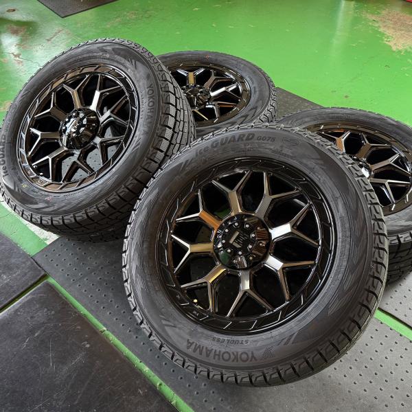 【車種】ランクル250 LX600 ランクル300｜国産 スタッドレス ヨコハマ アイスガード G075 265/60R20 275/55R20 新品4本 LEXXEL InFerno｜Auto Craft WAT
