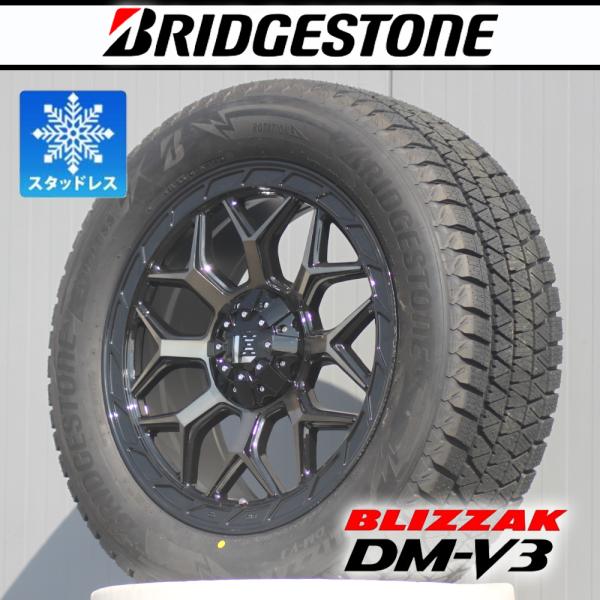 数量限定【即納】JK JL ラングラー 国産スタッドレス タイヤホイール ブリヂストン ブリザック DM-V3 275/55R20 LEXXEL InFerno｜Auto Craft WAT