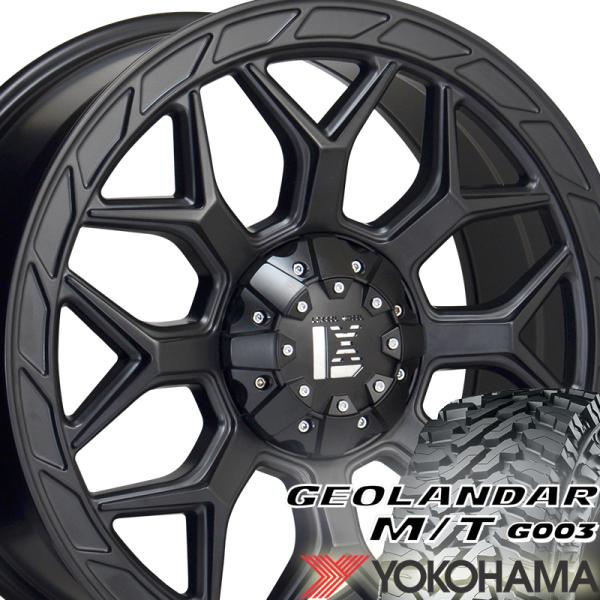 ハイラックス プラド トライトン パジェロ 17インチ LEXXEL InFerno YOKOHAMA ジオランダー MT 265/65R17 265/70R17 275/70R17