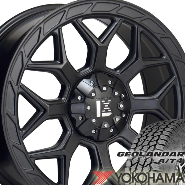 エスカレード ナビゲーター 20インチ LEXXEL InFerno ヨコハマ ジオランダー AT4 G018 275/55R20