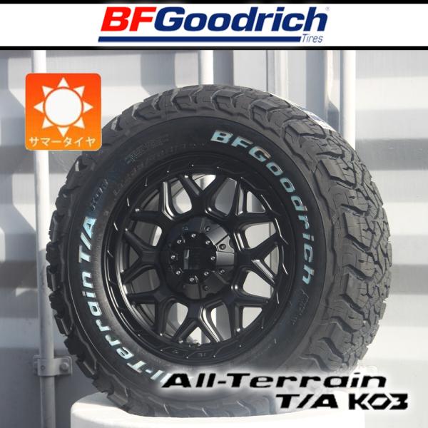【車種】ハイエース200系 レジアスエース｜BF Goodrich KO3 215/65R16 215/70R16 16インチ タイヤホイール 新品4本セット LEXXEL InFerno