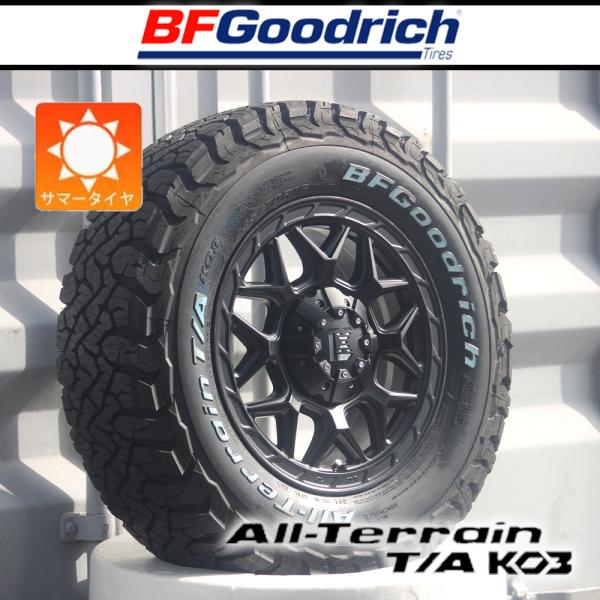 【車種】200系ハイエース レジアスエース｜BF Goodrich KO3 215/65R16 ホワイトレター 16インチ 新品4本セット LEXXEL InFerno オフロード｜Auto Craft WAT