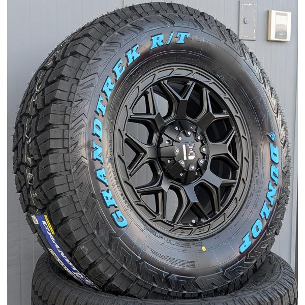 JL JK ラングラー 17インチ LEXXEL InFerno ダンロップ グラントレック RT01 265/70R17 285/70R17