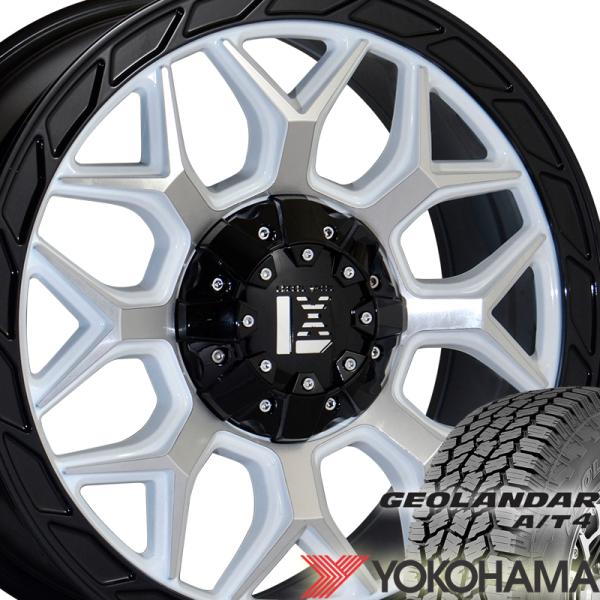 ランドローバー ディフェンダー 20インチ LEXXEL InFerno ヨコハマ ジオランダー AT4 G018 275/55R20
