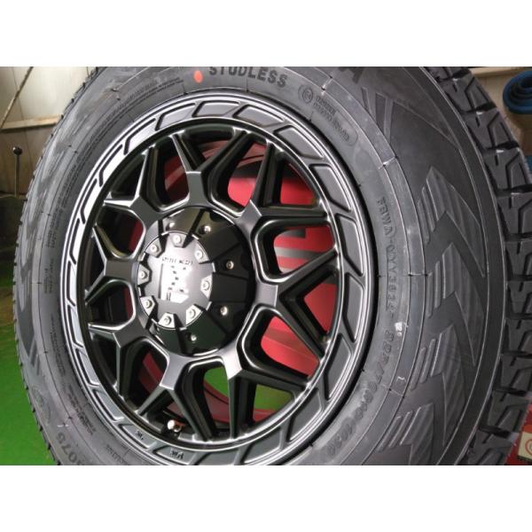【ナット付】 ハイエース200系 新品 スタッドレスタイヤ 4本セット ヨコハマ アイスガード SUV G075 215/65R16 車検対応 ホイールセット 16インチ InFerno