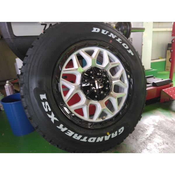即納 ナット付 RAV4 スタッドレス タイヤホイール 4本セット ホワイトレター 215/70R16 ダンロップ GRANDTREK XS1 16インチ InFerno